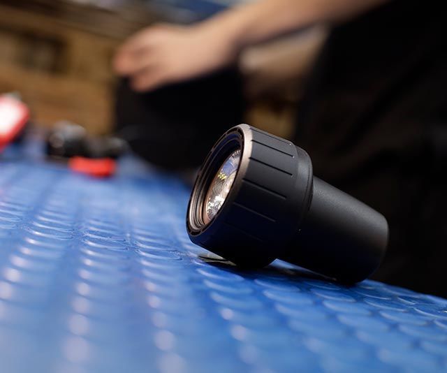 Light assembly in our UK factory